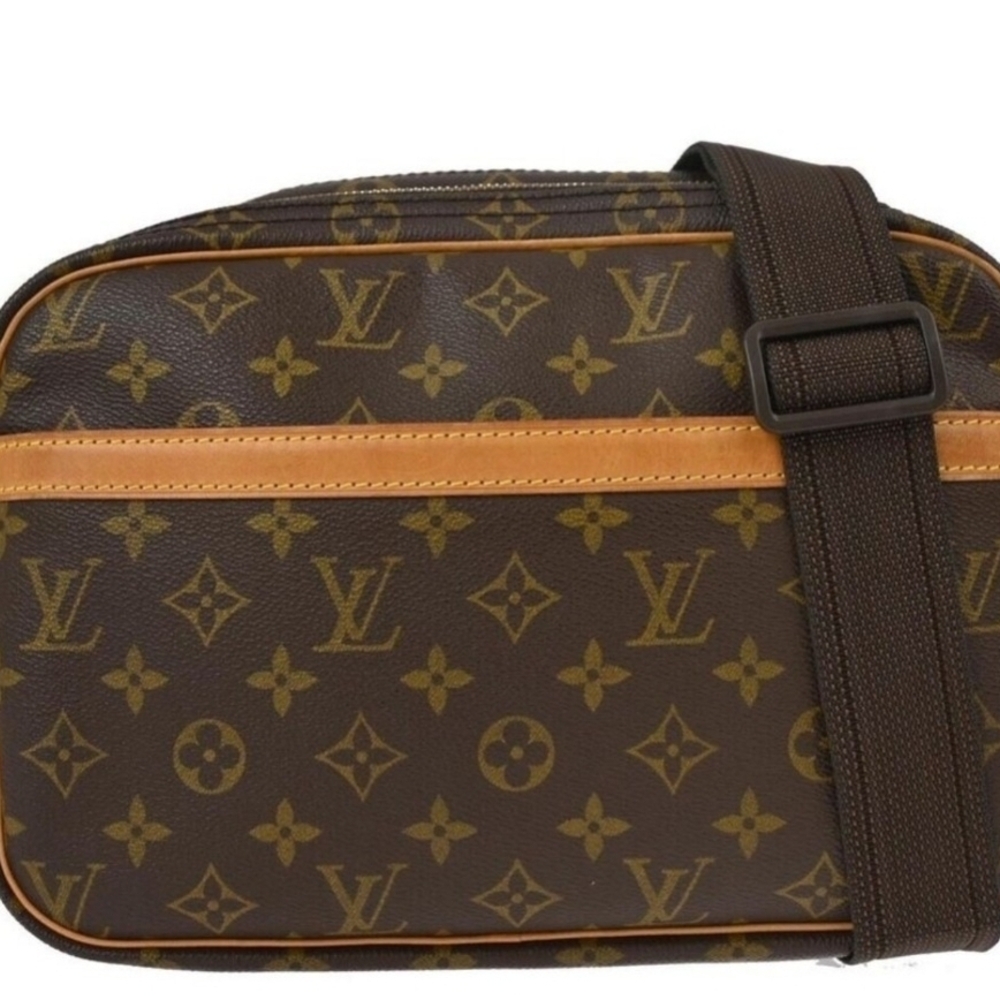 LV w/COA Monogram Reporter Bag in EUC - Picture 4 of 15